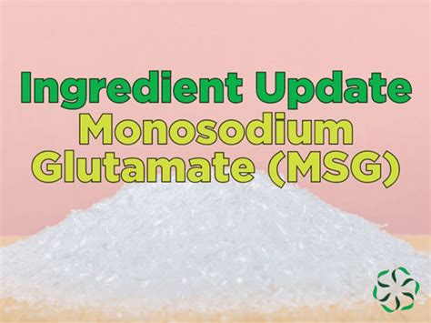 what dose msg mean|Monosodium glutamate